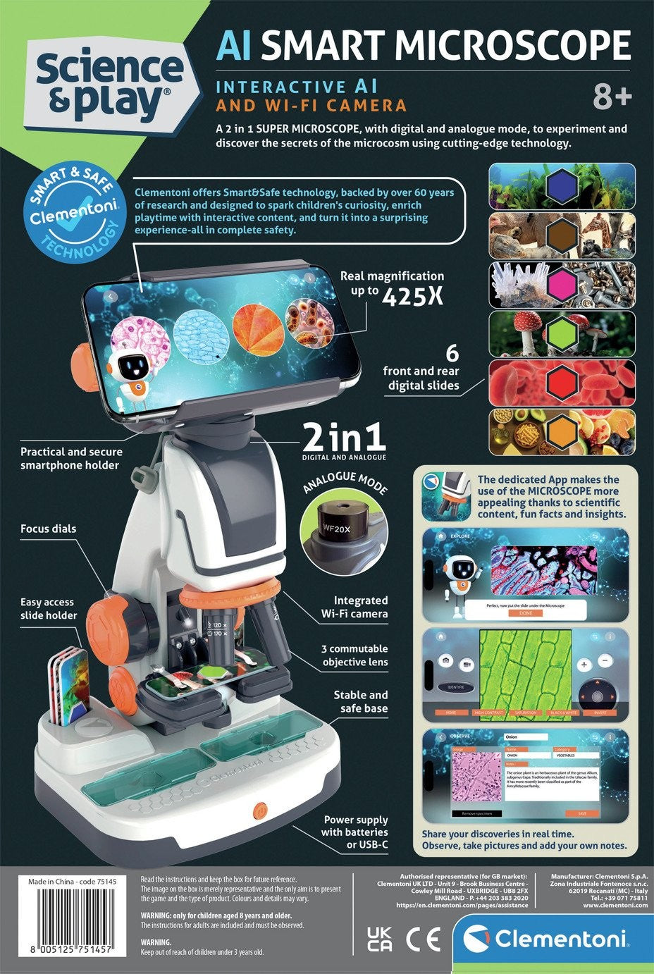 Science & Play:  AI Smart Microscope