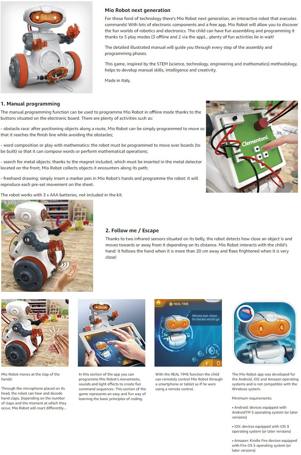 Science & Play: Mio Robot Next Generation