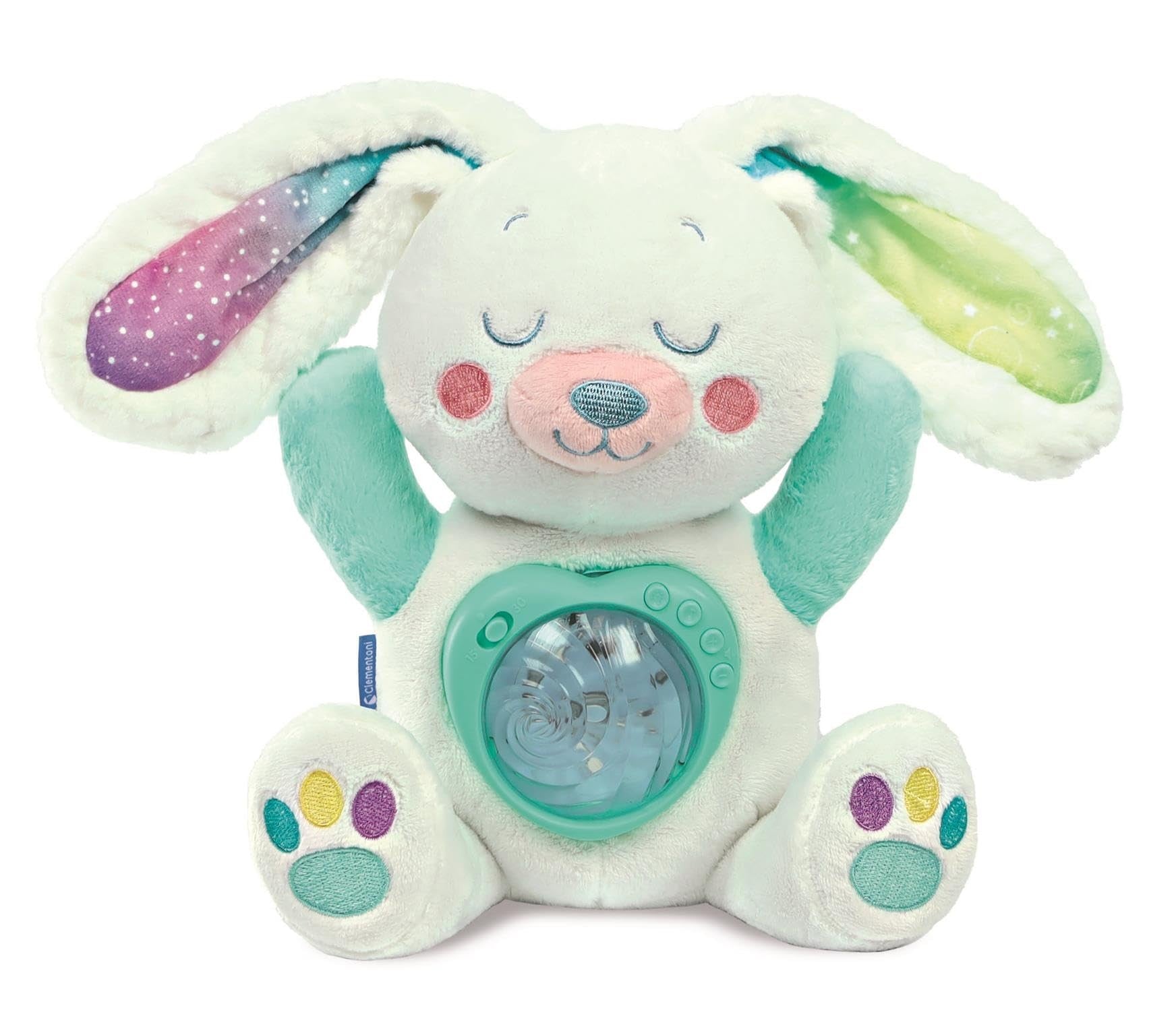 Baby Clementoni: Northern Lights Projector Plush - Arctic Bunny