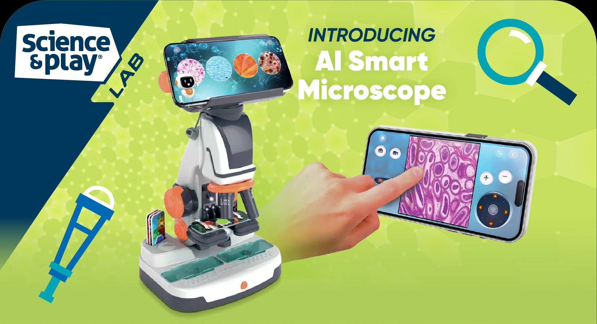 Science & Play:  AI Smart Microscope