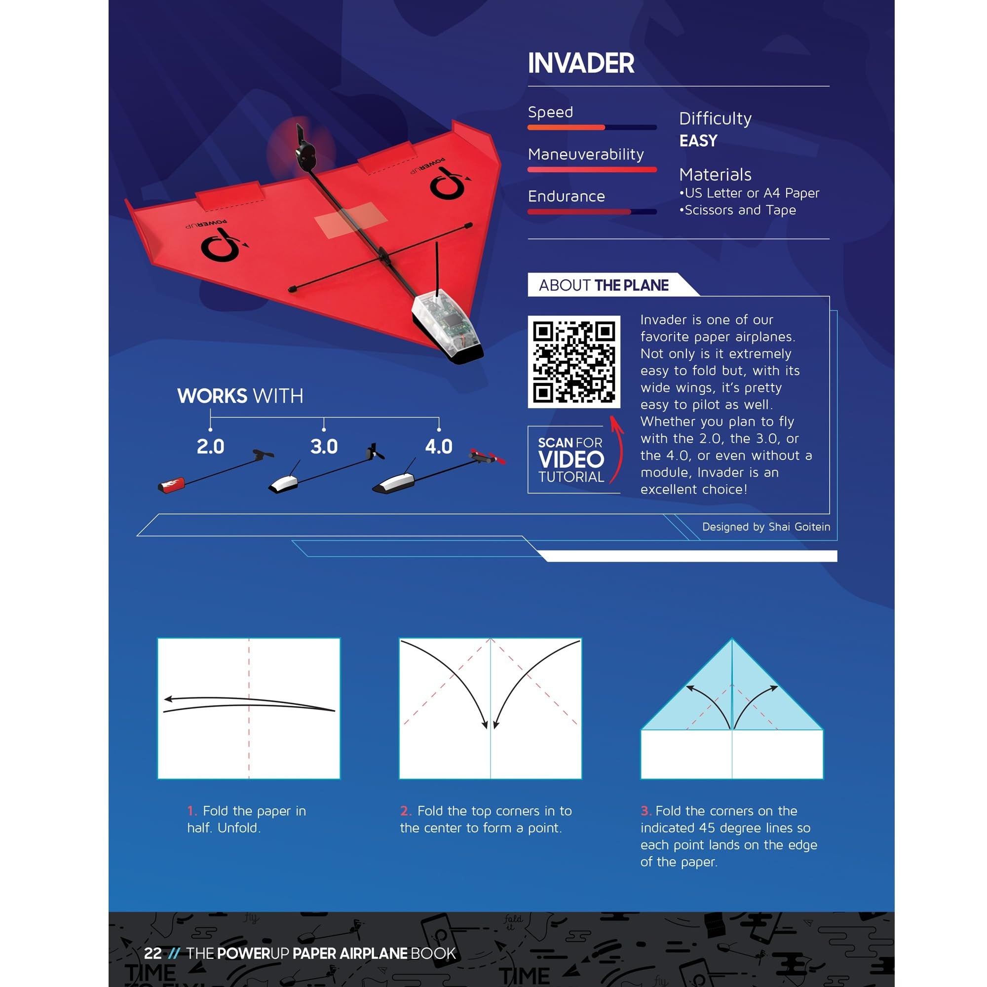 POWERUP: Paper Airplane Book (2.0/4.0)