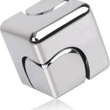 bopster Fidget Cube Spinner: Silver