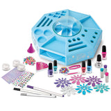 Shimmer'n Sparkle: All-In-One Nail Art Studio with Turntable Storage