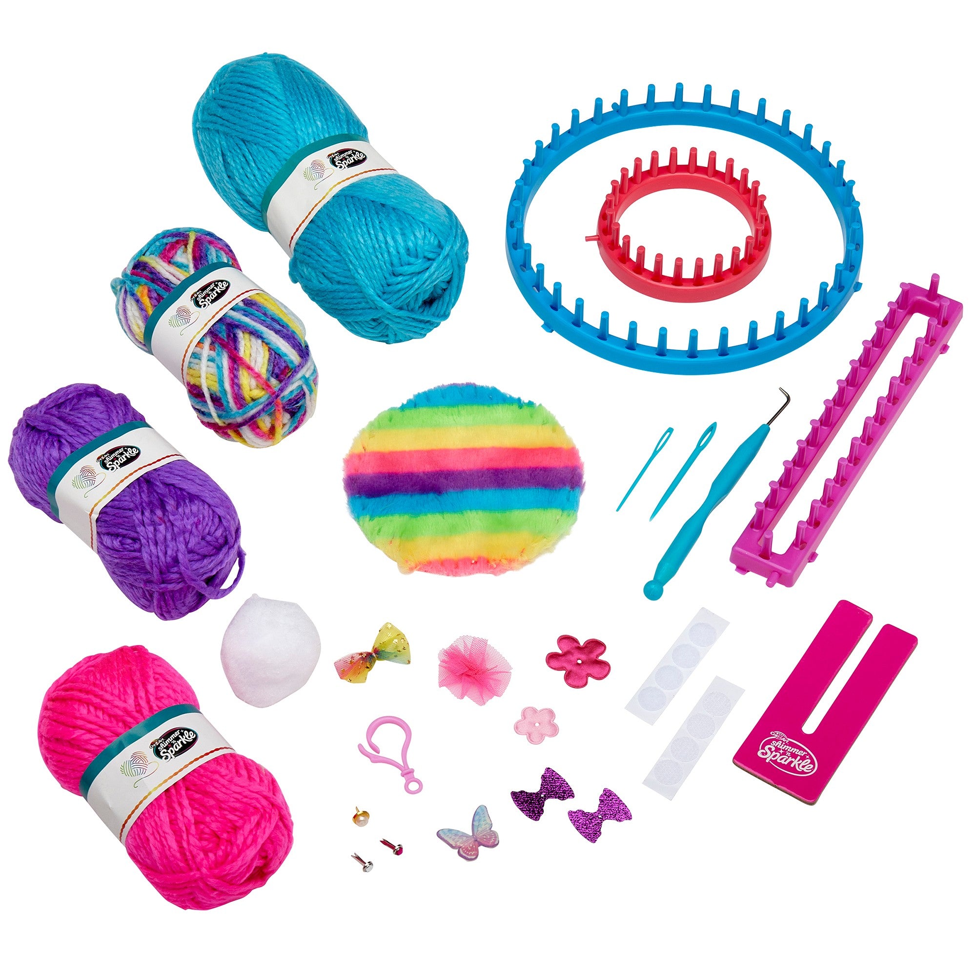 Shimmer'n Sparkle: Little Loops Crochet - Large Set