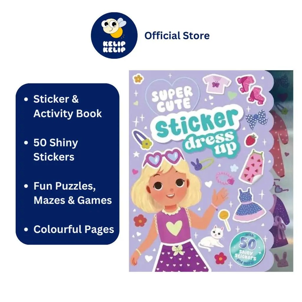 Shiny Sticker Dress-Up - Super Cute