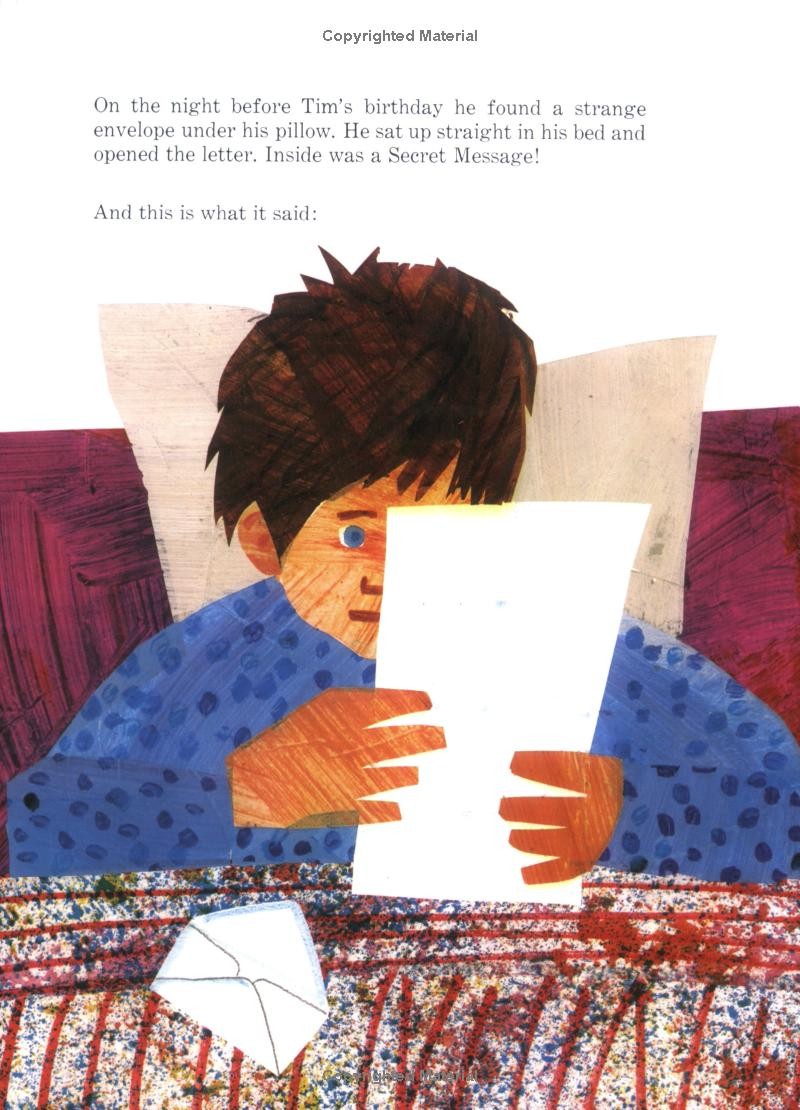 Eric Carle Picture Book - The Secret Birthday Message