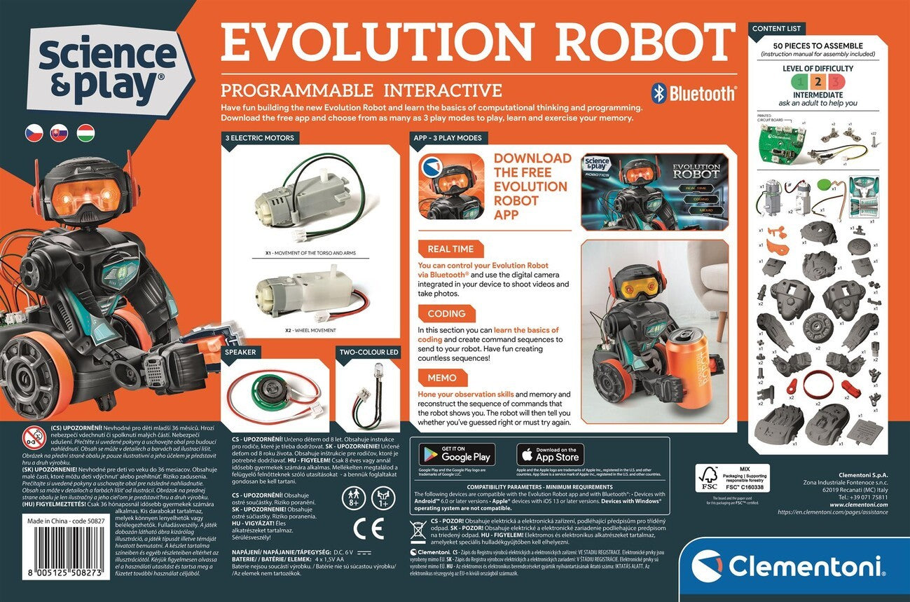 Science and Play: Evolution Robot