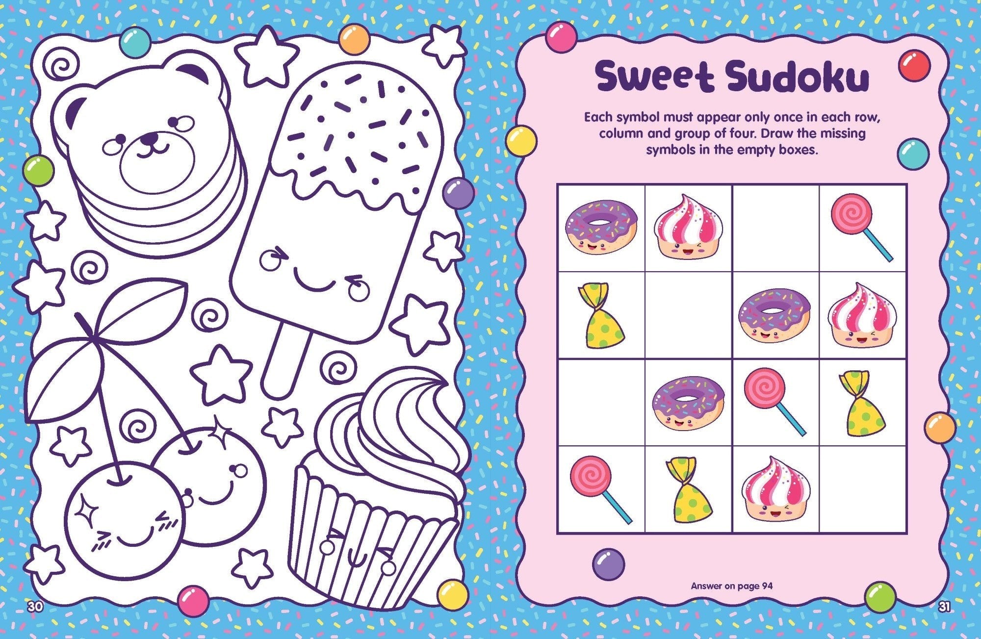 Bumper Activity Book - Sweetie Pie