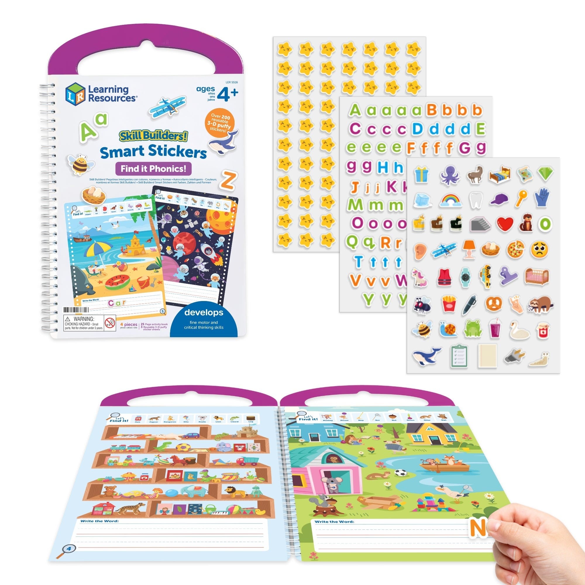 SkillBuilders! Smart Stickers - Find It