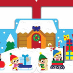 Mini Me - Shaped Board Book - Santa's Sleigh Ride