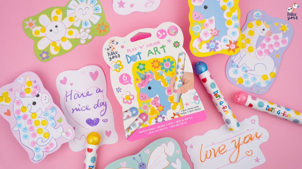 Play 'N' Colour-Dot Art Unicorn
