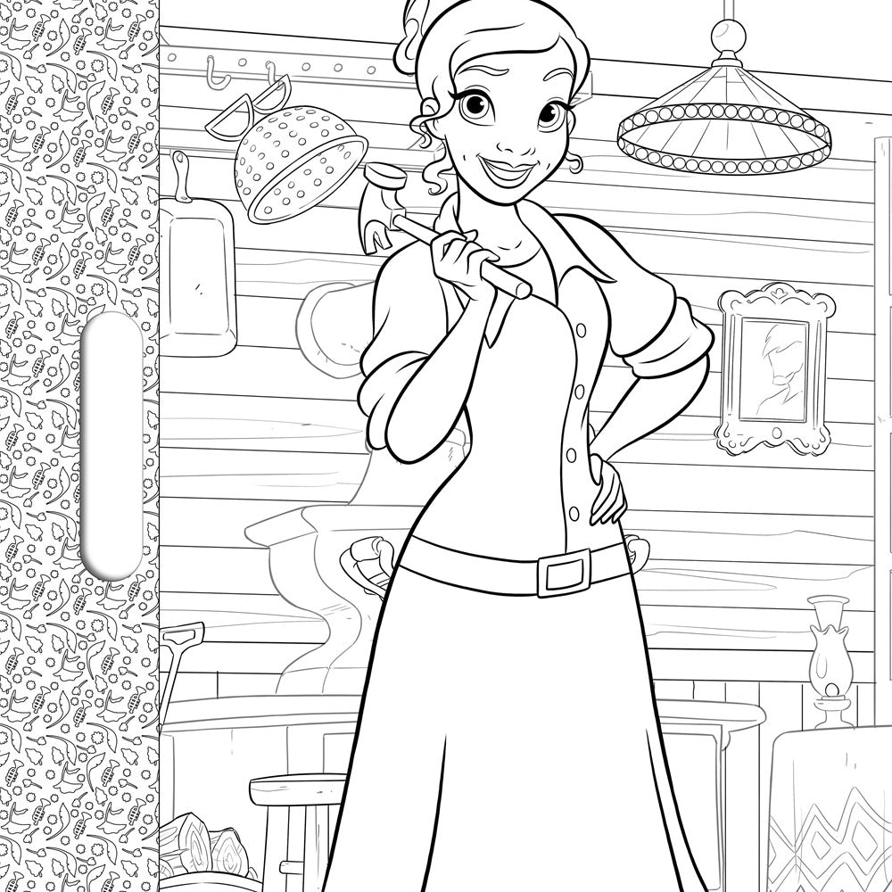 Giant Colour Me Pad - Disney Princess