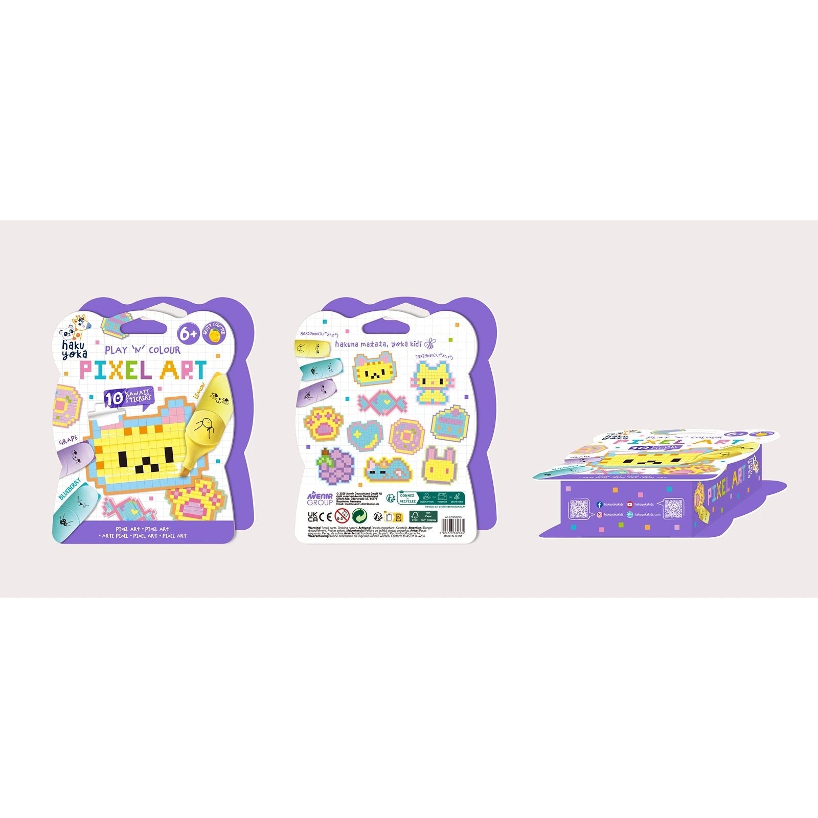 Play 'N' Colour-Pixel Art Kawaii
