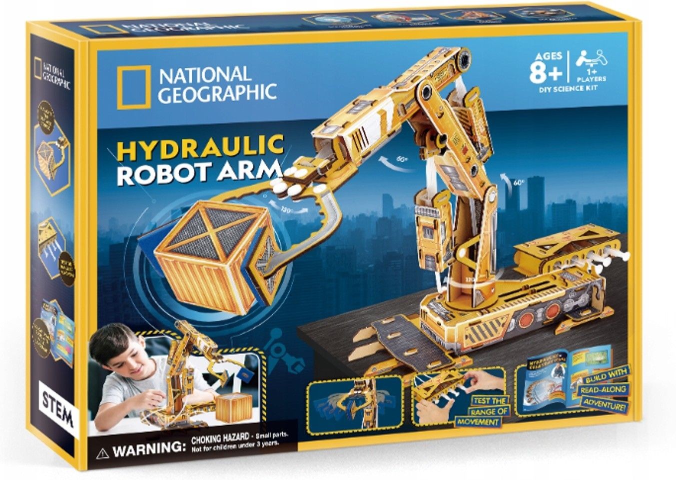 National Geographic Model Kits (Kids): Hydraulic Robot Arm
