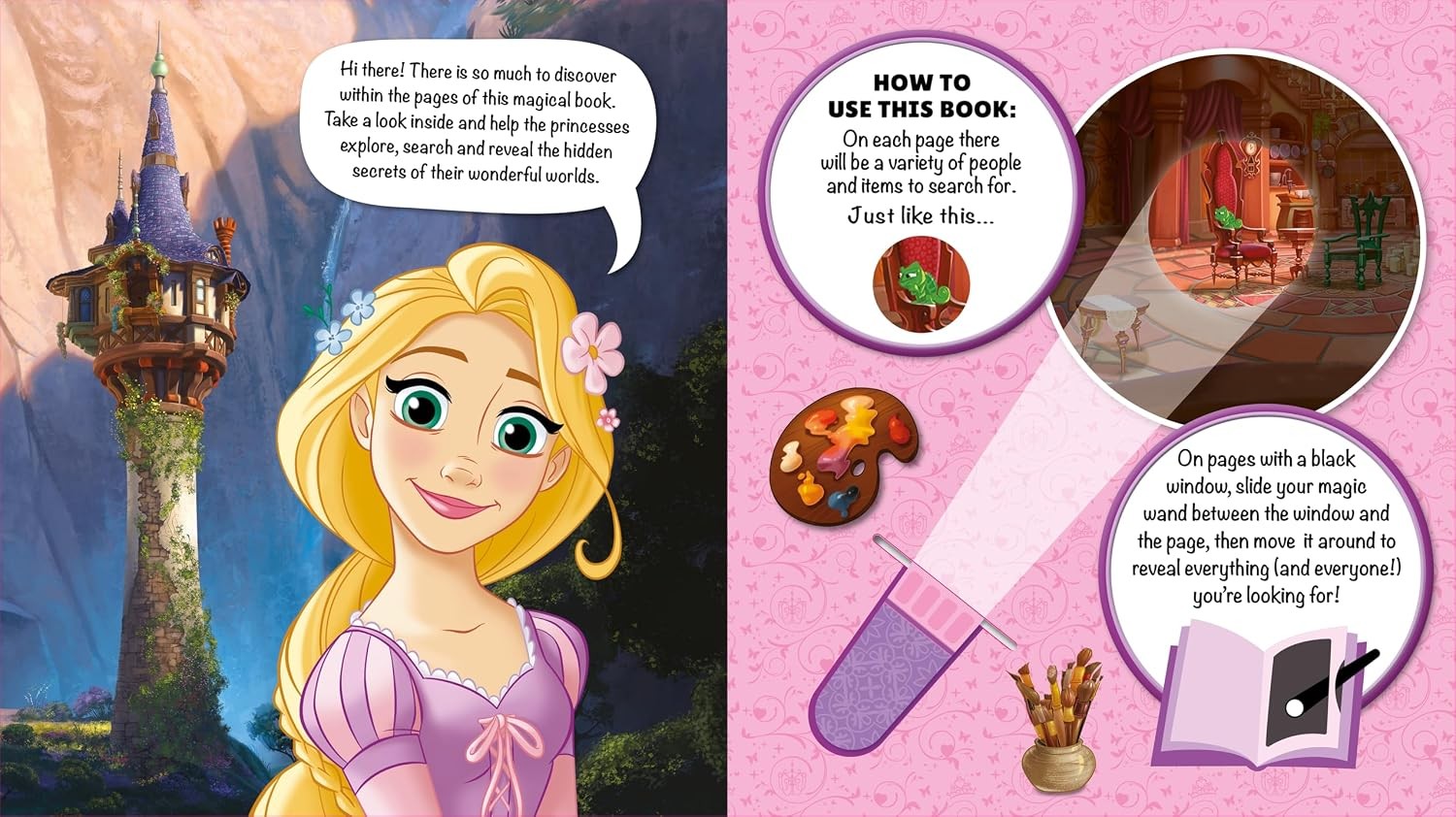 Magical Discovery Book - Disney Princess Secret Reveals