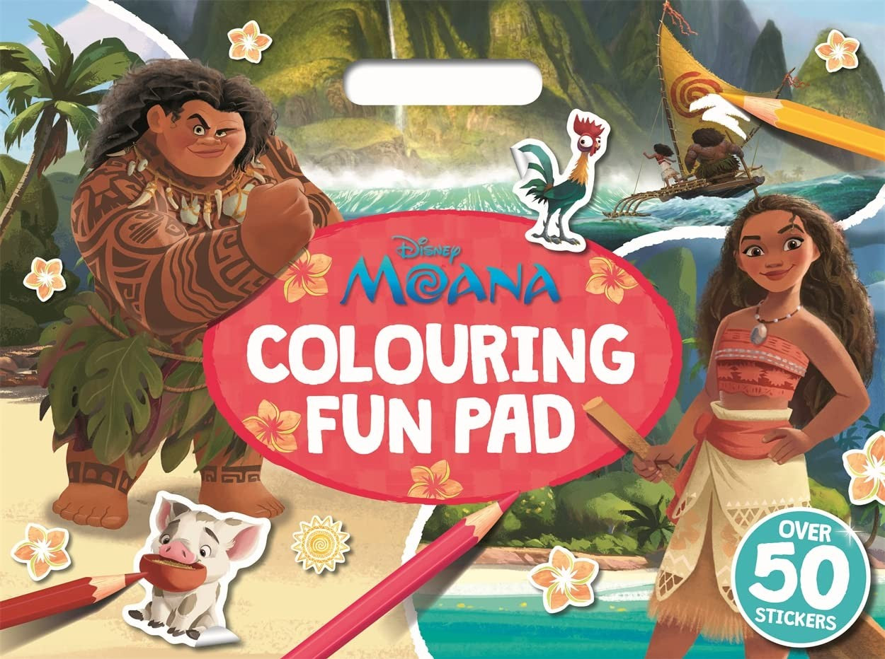 Giant Colour Me Pad - Disney Moana