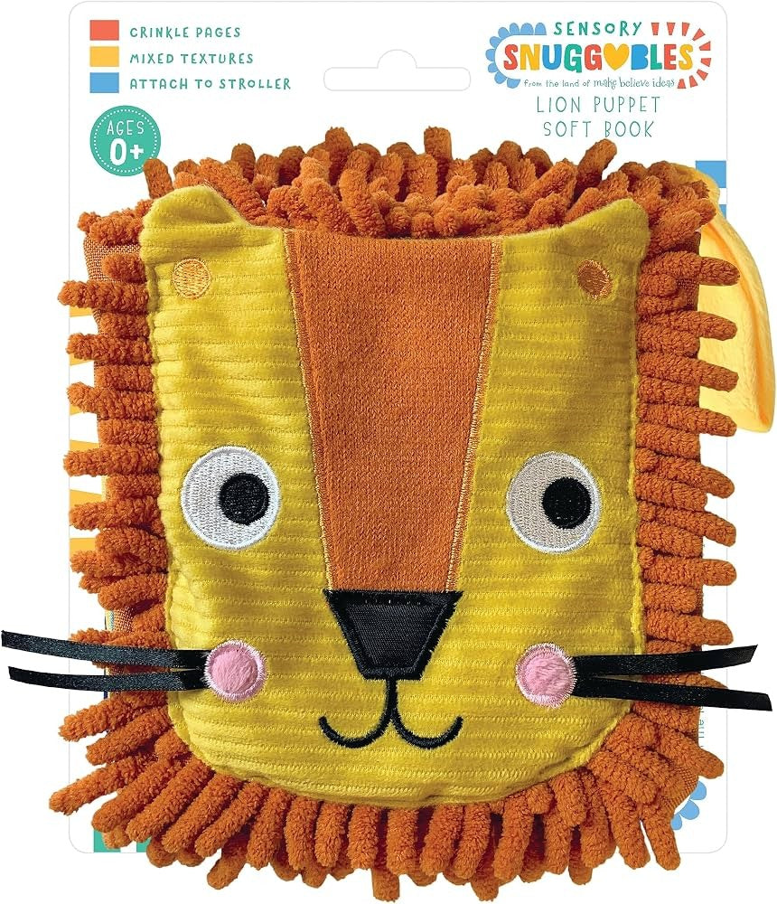 Hand-Puppet Cloth Book - Sensory Sensory Snuggables Roar!