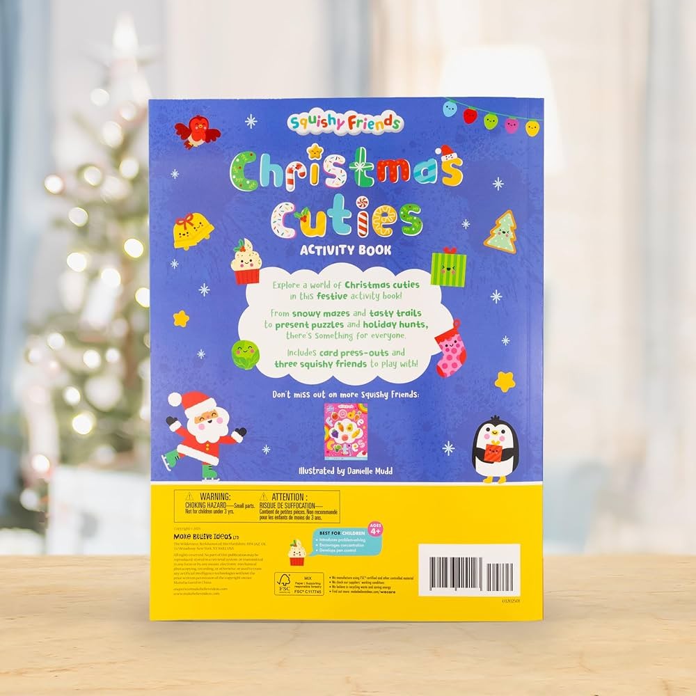 Squishy Friends: Christmas Cuties Activity Book