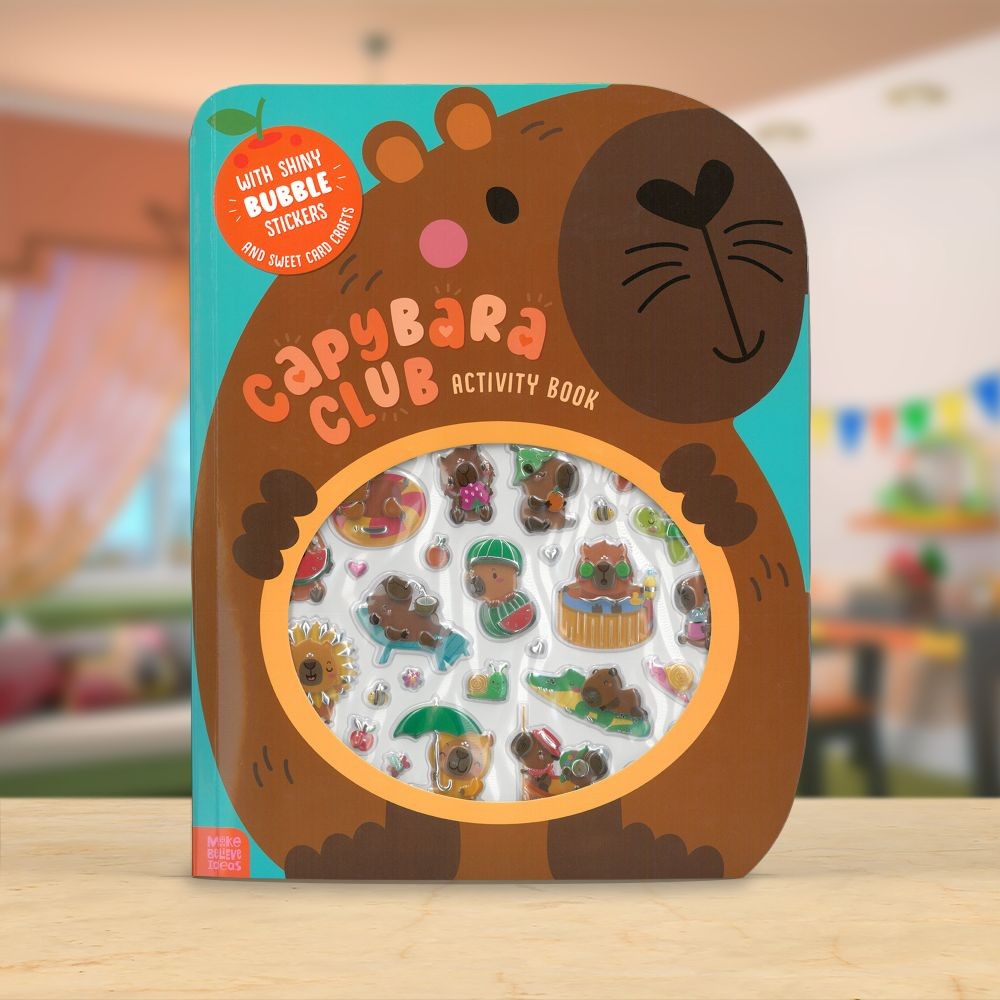 Bubble Stickers Capybara Club Activity