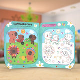 Bubble Stickers Capybara Club Activity