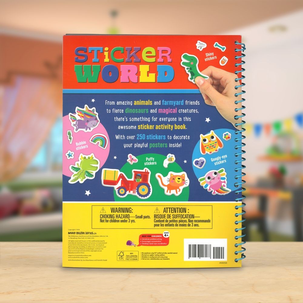 Sticker World Sticker World Activity Bk