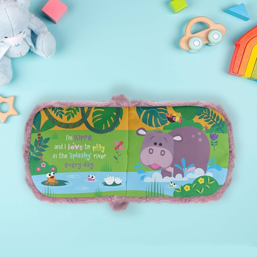 Hand-Puppet Cloth Book Pygmy Hippo