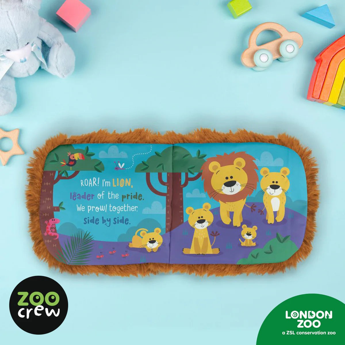 Hand-Puppet Cloth Book - Lion