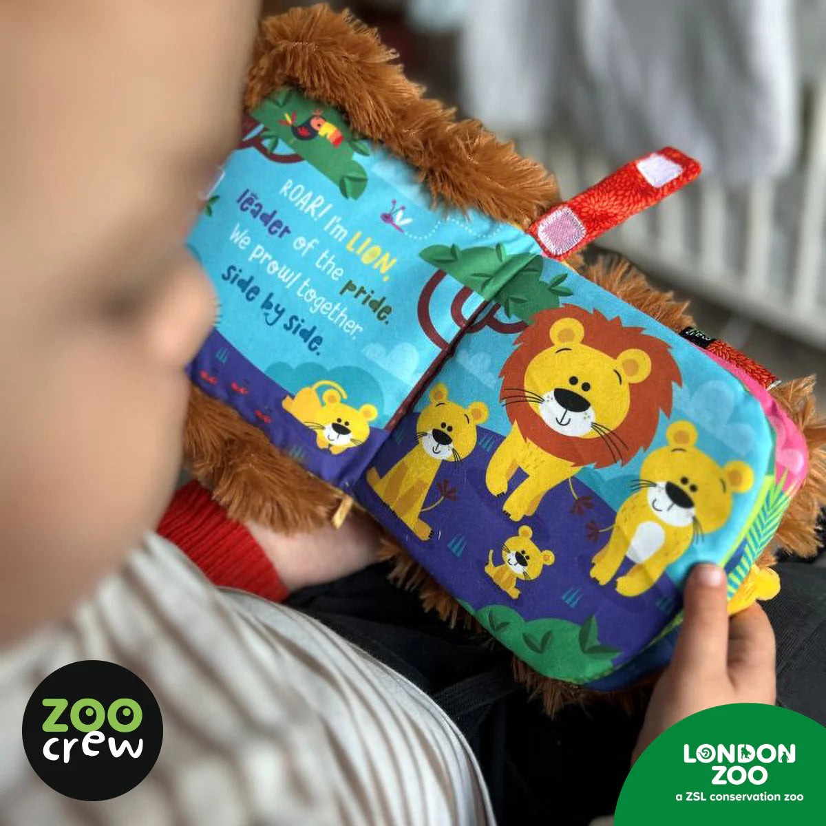 Hand-Puppet Cloth Book - Lion