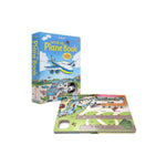 UB Wind-Up Plane Book w/Model Plane and 3 Tracks