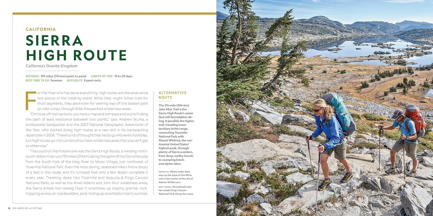 100 Hikes of a Lifetime