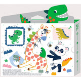 Block crayons: T-Rex