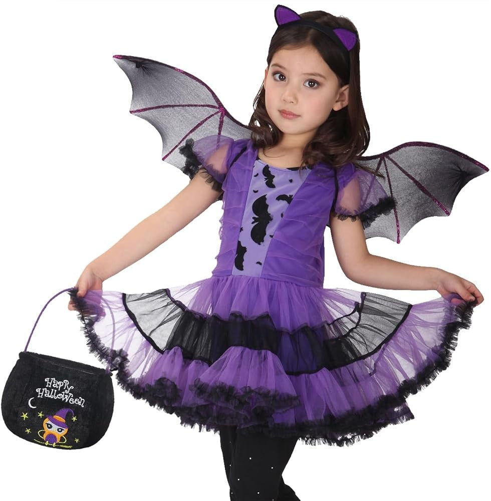Purple Bat Halloween Costume