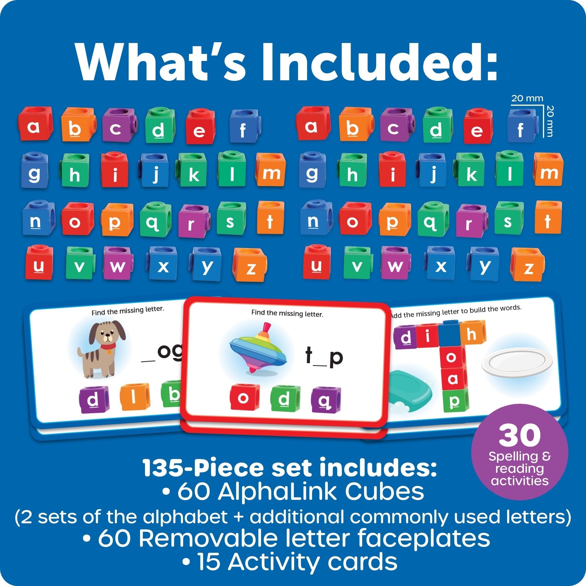 Alphalink Cubes Activity Set