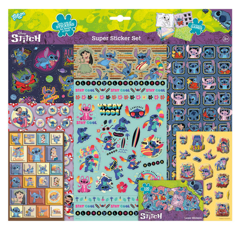 Super Sticker Set: Disney Stitch – Wondersaurus