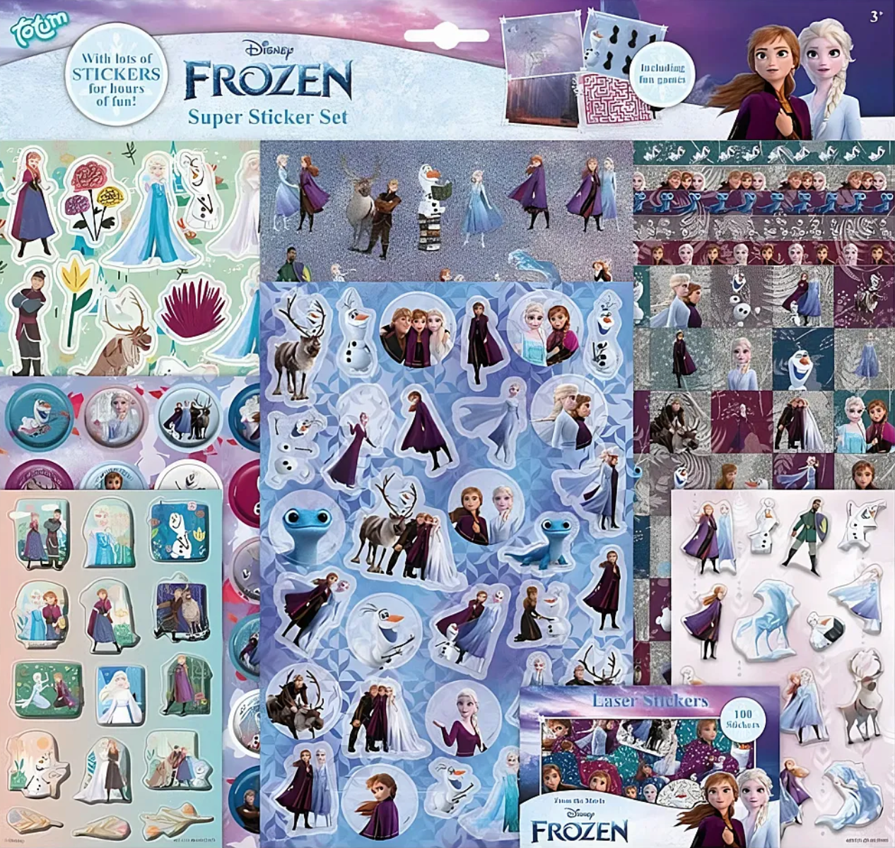 Undefined Stickers Super Sticker Set: Disney Frozen – WONDERSAURUS