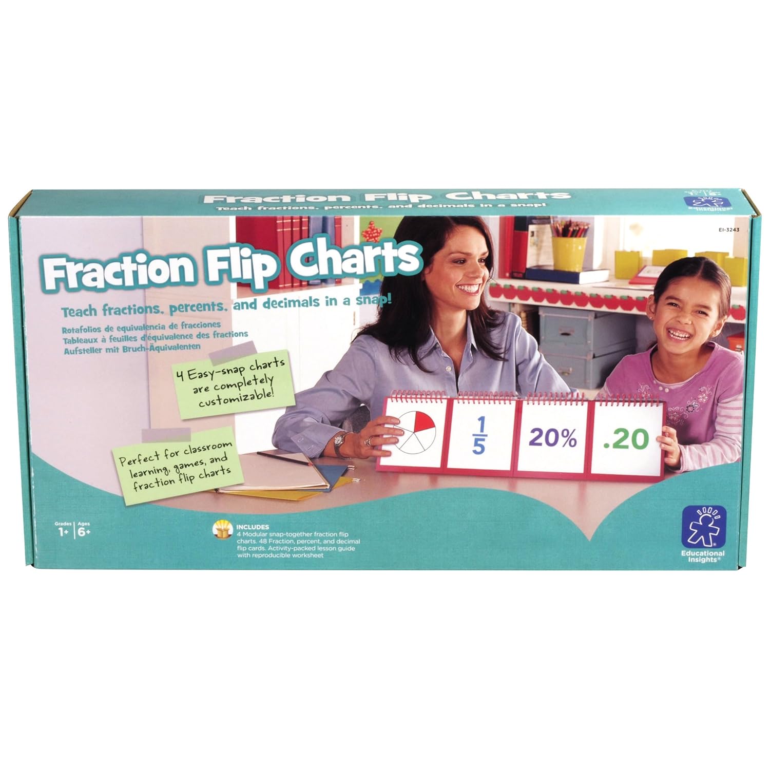Fractions Modular Flip Charts – WONDERSAURUS