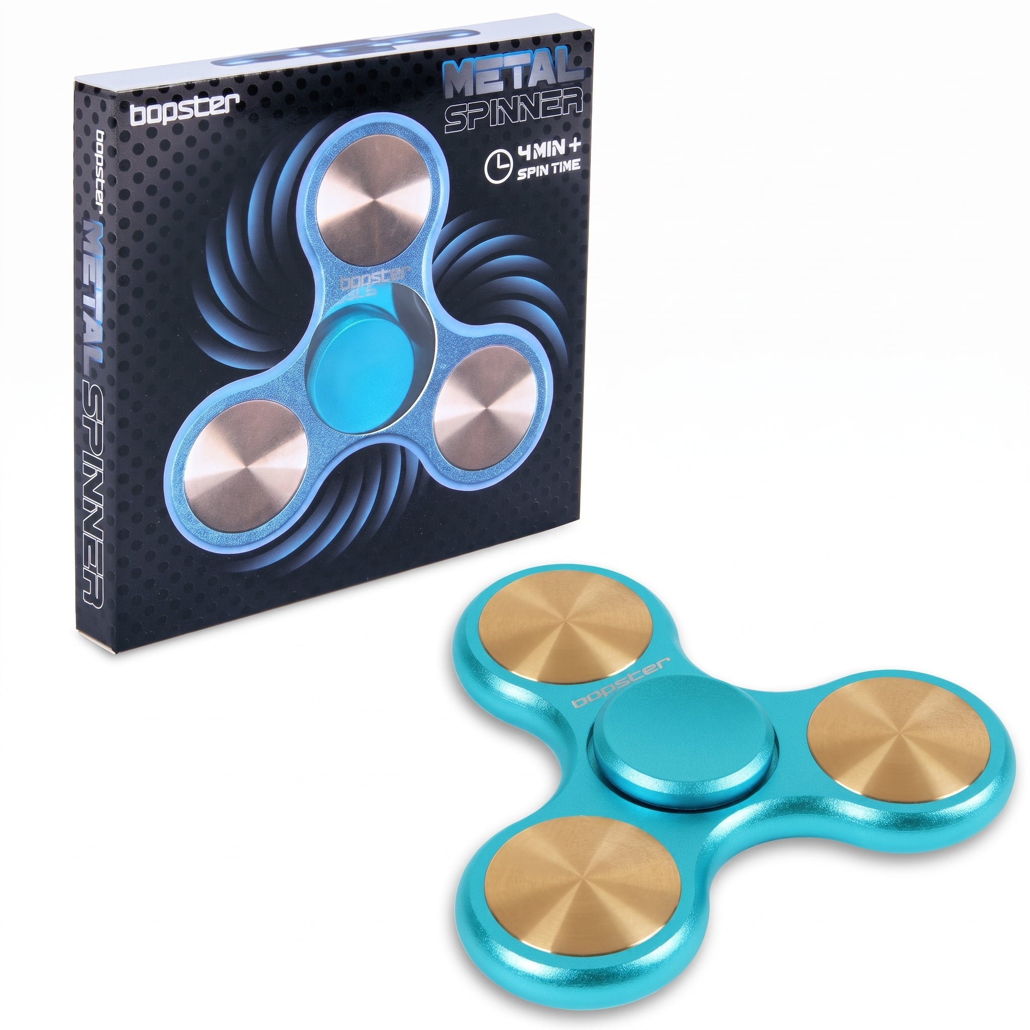 bopster Metal Spinner: Blue