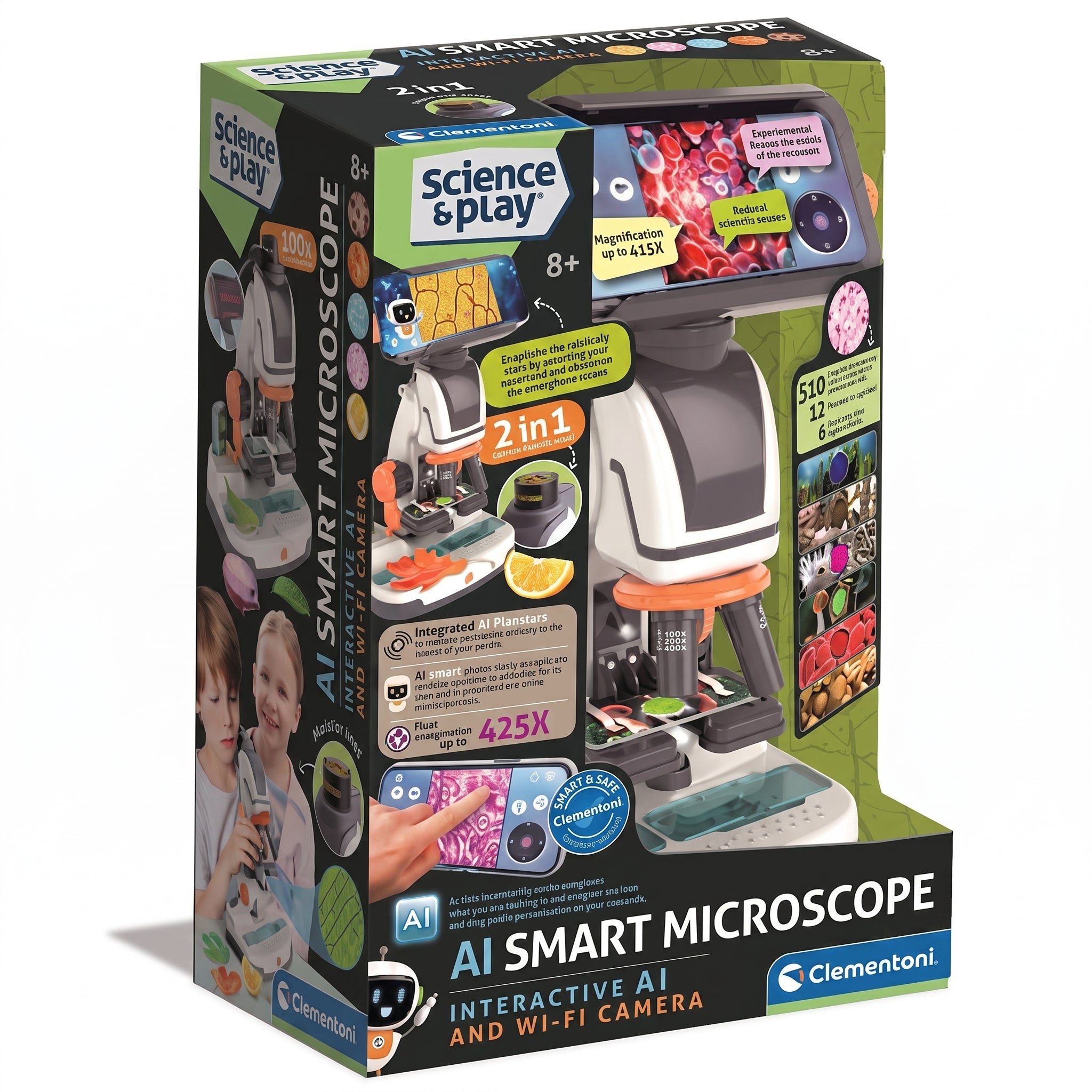 Science & Play:  AI Smart Microscope